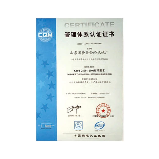 Management system certification